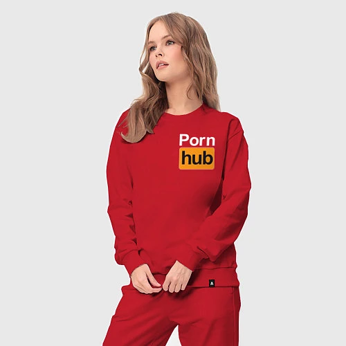 Женский костюм PornHub / Красный – фото 3