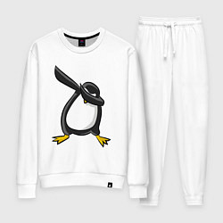 Костюм хлопковый женский DAB Pinguin, цвет: белый