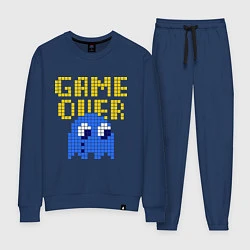 Костюм хлопковый женский Pac-Man: Game over, цвет: тёмно-синий