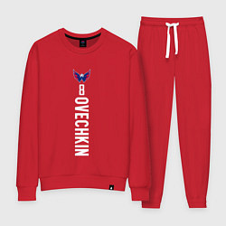 Костюм хлопковый женский Washington Capitals: Alexander Ovechkin, цвет: красный