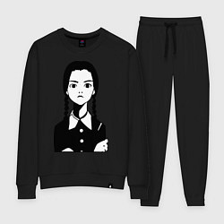 Женский костюм Wednesday Addams