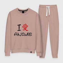 Женский костюм I love anime