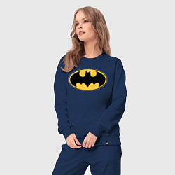 Костюм хлопковый женский Batman, цвет: тёмно-синий — фото 2