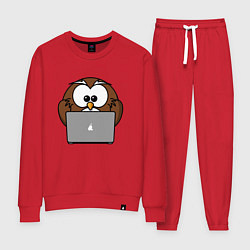 Женский костюм Сова с ноутбуком