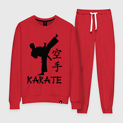 Костюм хлопковый женский Karate craftsmanship, цвет: красный