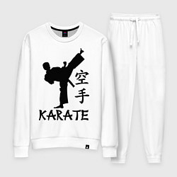 Костюм хлопковый женский Karate craftsmanship, цвет: белый