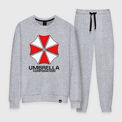 Костюм хлопковый женский UMBRELLA CORP, цвет: меланж
