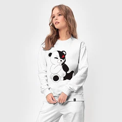 Костюм хлопковый женский Monokuma, цвет: белый — фото 2