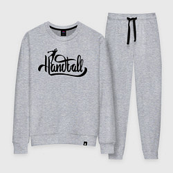 Женский костюм Handball lettering