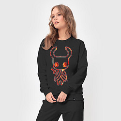 Костюм хлопковый женский Hollow Knight, цвет: черный — фото 2