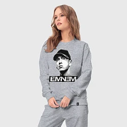 Костюм хлопковый женский Eminem, цвет: меланж — фото 2
