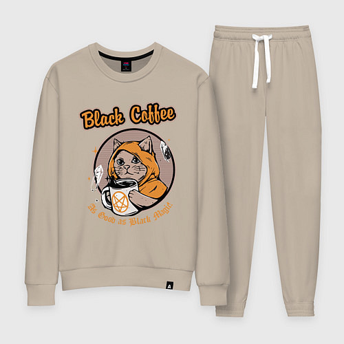 Женский костюм Black Coffee Cat / Миндальный – фото 1