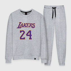 Костюм хлопковый женский Lakers 24, цвет: меланж