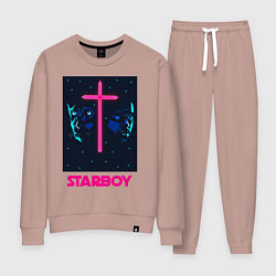 Костюм хлопковый женский STARBOY, цвет: пыльно-розовый