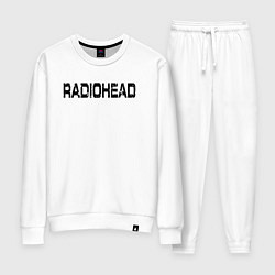 Костюм хлопковый женский Radiohead, цвет: белый