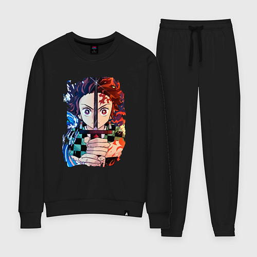 Женский костюм KIMETSU NO YAIBA / Черный – фото 1