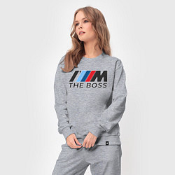 Костюм хлопковый женский BMW THE BOSS, цвет: меланж — фото 2