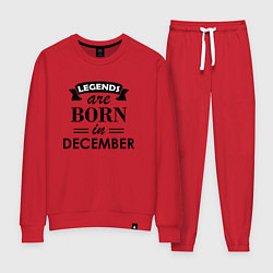 Женский костюм Legends are born in december
