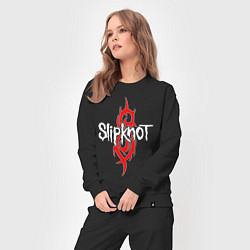 Костюм хлопковый женский SLIPKNOT, цвет: черный — фото 2