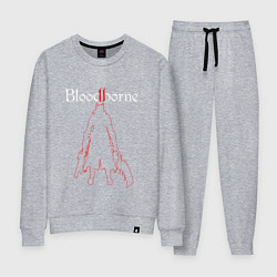Костюм хлопковый женский Bloodborne, цвет: меланж