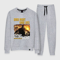 Костюм хлопковый женский DYING LIGHT Z, цвет: меланж