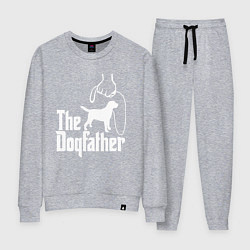 Костюм хлопковый женский The Dogfather - пародия, цвет: меланж