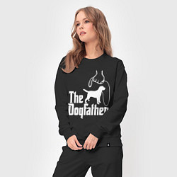 Костюм хлопковый женский The Dogfather - пародия, цвет: черный — фото 2