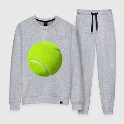 Костюм хлопковый женский Теннис, цвет: меланж