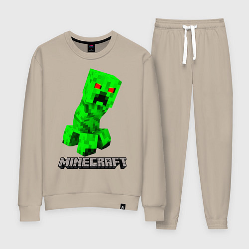 Женский костюм MINECRAFT CREEPER / Миндальный – фото 1