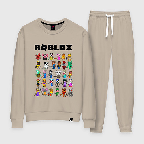 Женский костюм ROBLOX PIGGY / Миндальный – фото 1
