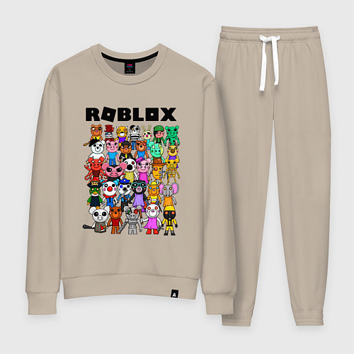 Женский костюм ROBLOX PIGGY / Миндальный – фото 1