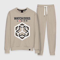 Костюм хлопковый женский Футурологи Watch Dogs Legion, цвет: миндальный