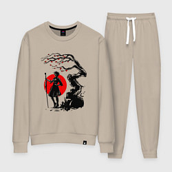 Костюм хлопковый женский NIER AUTOMATA, цвет: миндальный