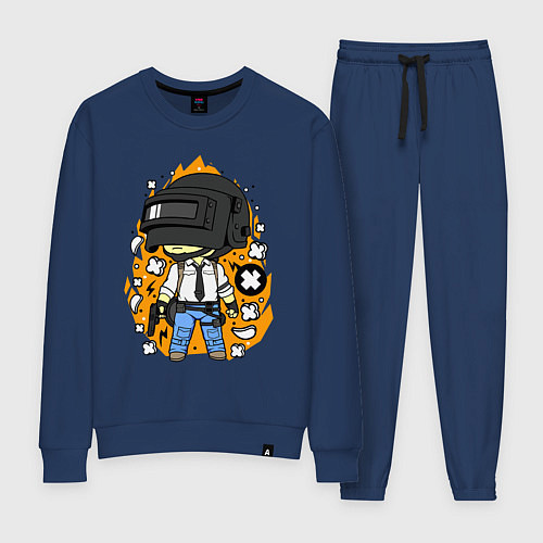 Женский костюм PUBG / Тёмно-синий – фото 1