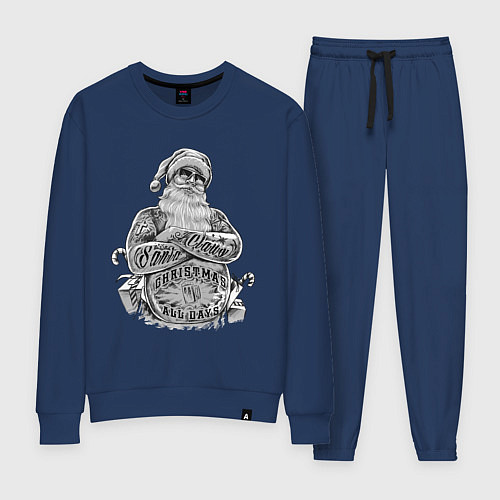 Женский костюм Плохой Санта / Тёмно-синий – фото 1