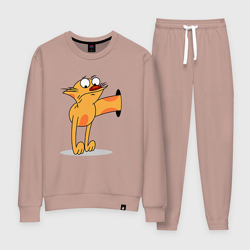 Женский костюм Котопес / Пыльно-розовый – фото 1