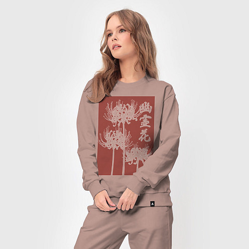 Женский костюм Призрачный цветок / Пыльно-розовый – фото 3