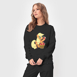 Костюм хлопковый женский Applejack, цвет: черный — фото 2