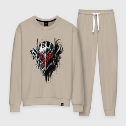 Костюм хлопковый женский BERSERK, цвет: миндальный