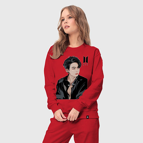 Женский костюм BTS / Красный – фото 3