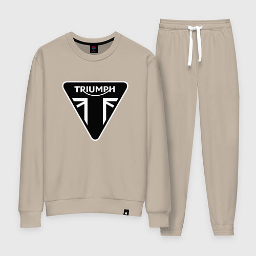 Женский костюм Triumph Мото Лого Z / Миндальный – фото 1
