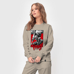 Костюм хлопковый женский BERSERK БЕРСЕРК, цвет: миндальный — фото 2