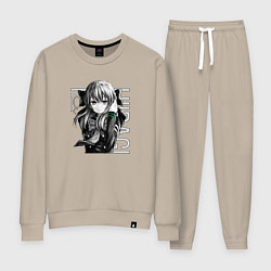 Костюм хлопковый женский Шиноа Хираги Последний Серафи, цвет: миндальный