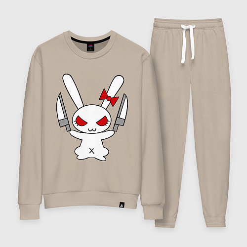 Женский костюм Зайка с ножами / Миндальный – фото 1