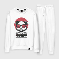 Костюм хлопковый женский Japan Kingdom of Pandas, цвет: белый