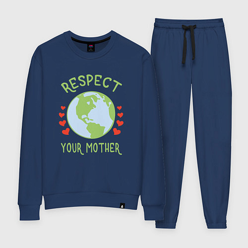 Женский костюм Respect Earth / Тёмно-синий – фото 1