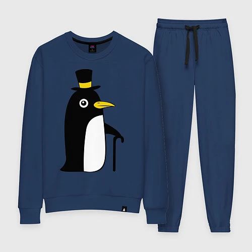 Женский костюм Пингвин в шляпе / Тёмно-синий – фото 1