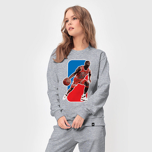 Женский костюм NBA - Jordan / Меланж – фото 3
