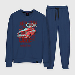 Костюм хлопковый женский Cuba Libre, цвет: тёмно-синий