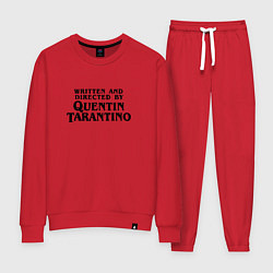Костюм хлопковый женский Quentin Tarantino, цвет: красный